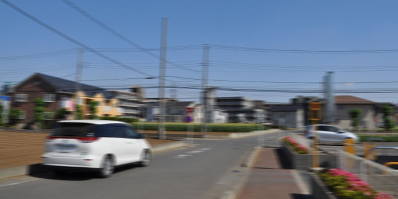 信号機のない十字路交差点での事故