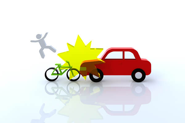 弁護士特約は車対自転車の事故にも利用できます。